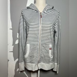 Tommy Hilfiger Striped Zip Up Sweatshirt